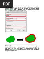 Geoprocessing: A. Buffer