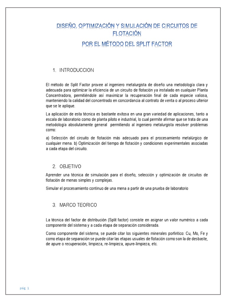 Split Factor | PDF | Optimización Matemática | Simulación