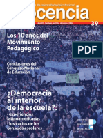 Los 10 Años Del Movimiento Pedagógico 39