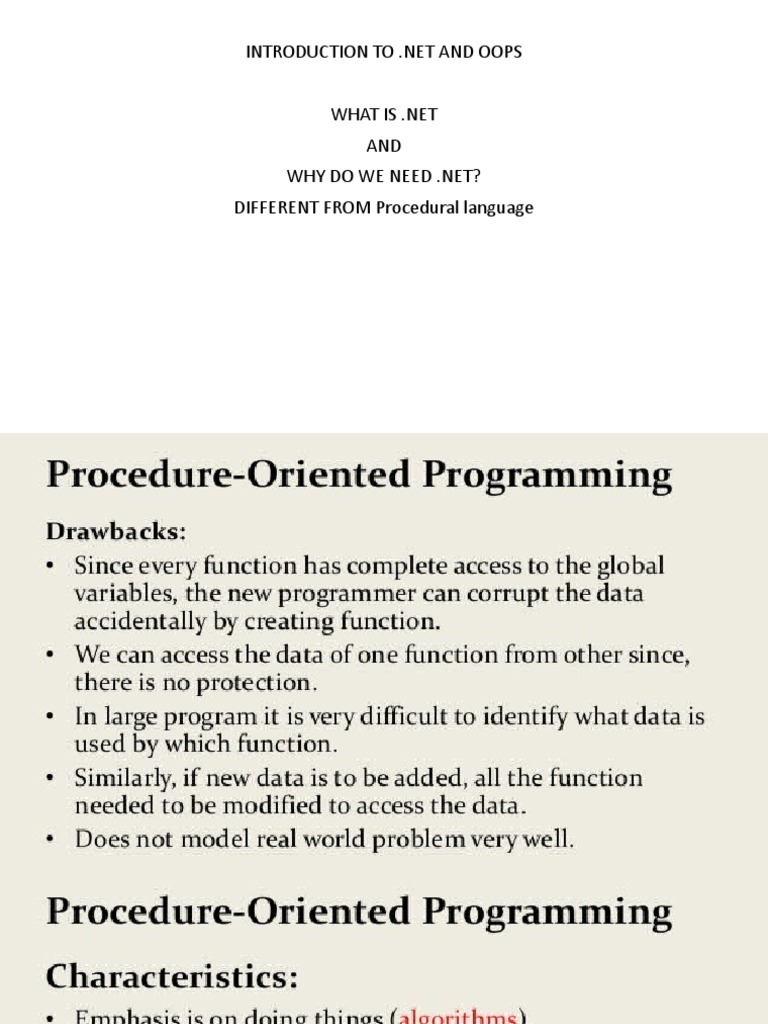 AND DIFFERENT FROM Procedural Language | PDF | Method (Computer ...