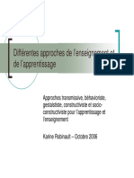 Enseignement Et Apprentissage