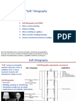 Soft Lithography and PDMS