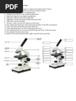 Labeled Diagram of a Compound Microscope | PDF