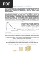 Curse of Dimensionality and Its Reduction