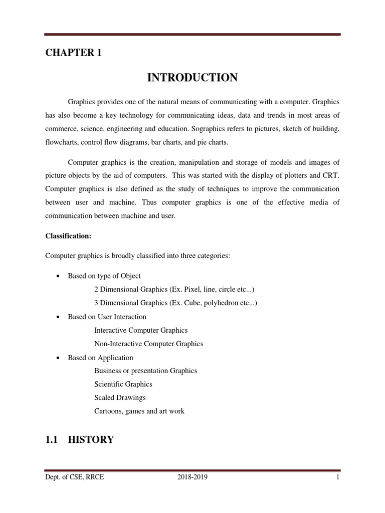 Report Computer Graphics Computer Science Free 30day Trial Scribd