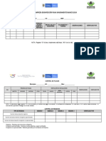 Formatos Limpieza y Desinfeccion