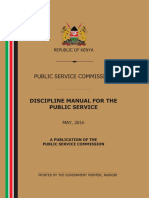 Psc Discipline Manual May 2016x