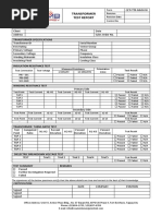 2018 Transformer Test Report