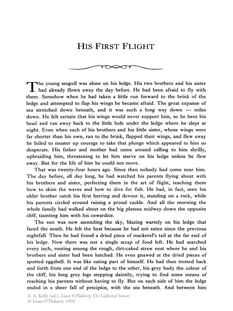 his-first-flight-a-a-kelly-ed-liam-o-flaherty-the-collected