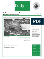 U.S. Chemical Safety Board Case Study on the Fatal Explosion at Concept Sciences Due to Hazards of Hydroxylamine Processing