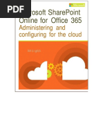 (.Docx) Microsoft SharePoint Online For Office 365 Administering and Configuring For The Cloud