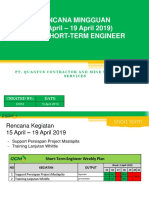 02 Weekly Plan STE - April W3 (15 April - 19 April 2019)