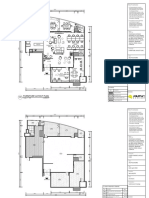 Contractor measurements note for furniture layout plan