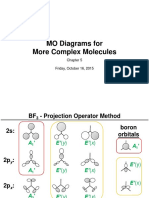 MO Diagrams For More Complex Molecules: Friday, October 16, 2015