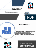 PHIVOLCS-Specific Earthquake Project Workshop