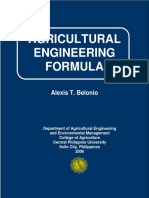 Agricultural Engineering Formula PDF