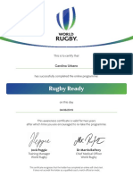 Rugby Ready Certificate 04-06-2019