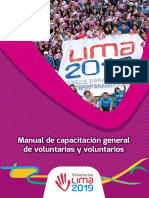 Manual Del Voluntario Lima 2019