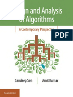 Design and Analysis of Algorithms - A Contemporary Perspective - Amit Kumar (2019)