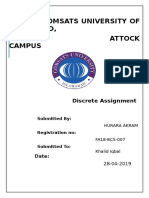 Hurara Discrete Assignment