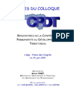 Actes - Colloque 2001