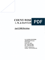 US Paper Counter CountWise I, M & Bantam April 2008 Revision