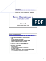 Teoría de la información y comunicación de red