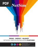 Netsim: Model - Predict - Validate Network Simulation/Emulation Platform