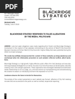 Blackridge Strategy Statement