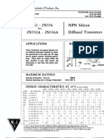 New Jersey Semiconductor Transistor Datasheet 2n335A