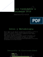 Analytics de Candidatos A Presidente 2018 2