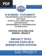 System Analysis and Design Project