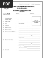 Placement Registration Form 2010-2011 Final