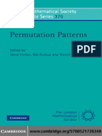 Permutation Patterns, St Andrews 2007.pdf
