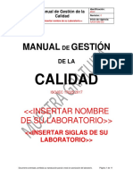 Muestra Manual Gestion Calidad ISO IEC 17025 2017