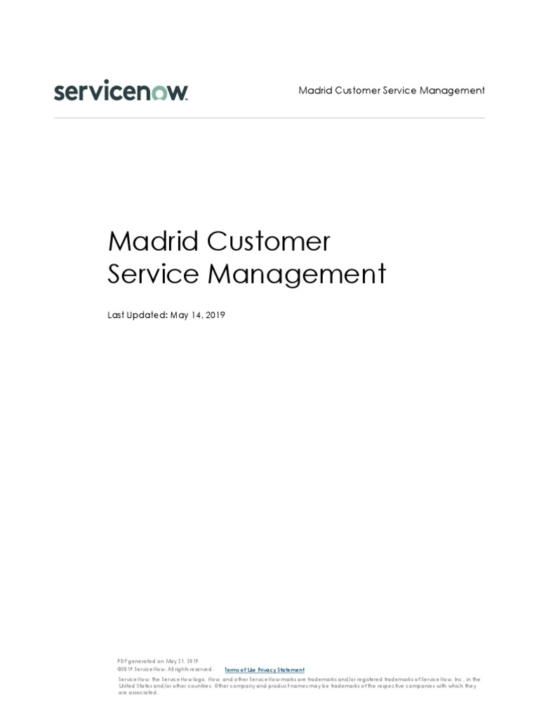 Customer Service Management | PDF | Plug In (Computing) | Trademark