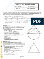 Devoir de Contrôle N°1 - Math - 3ème Math (2010-2011) MR Riadh Mechkèn