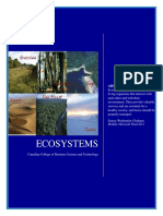 ECOSYSTEMS Research Paper CCBST - Sanya Wedemier Graham