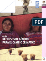 Guia Recursos de Género para El Cambio Climático