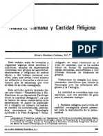 Madurez Humana y Castidad Religiosa