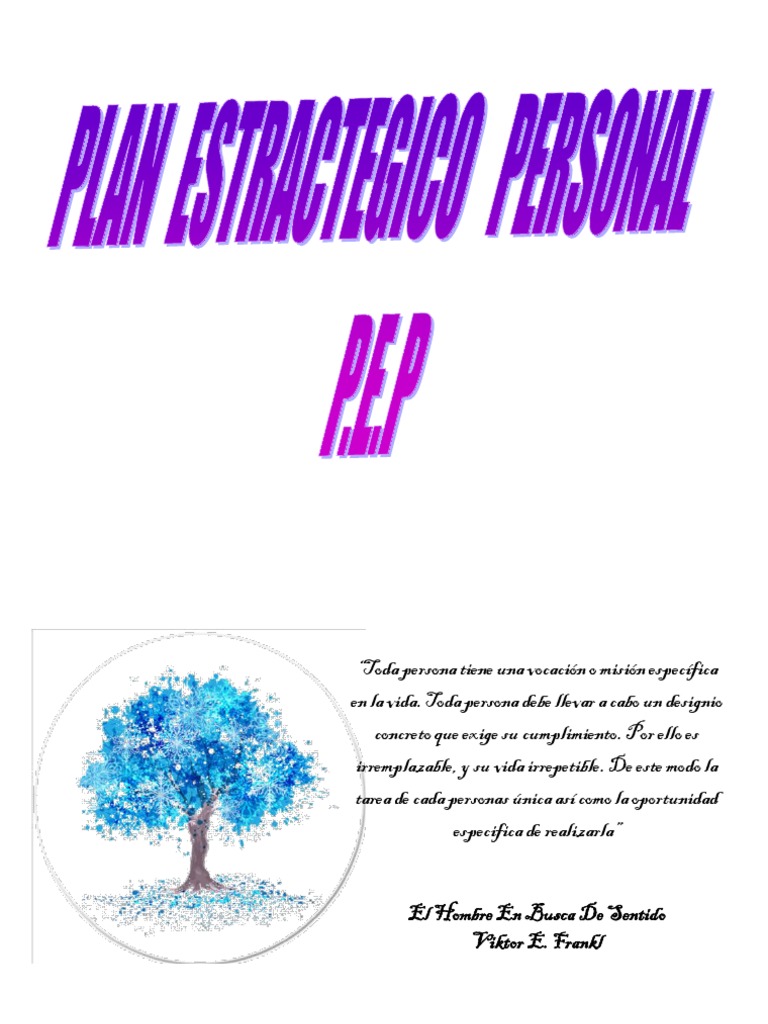 Plan Estratégico Personal y Vocación | PDF | Análisis FODA | Amor