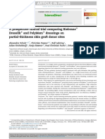 A prospective clinical trial comparing Biobrane® Dressilk® and PolyMem® dressings on partial-thickness skin graft donor sites