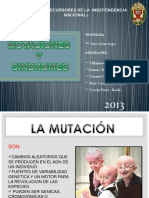 Mutaciones y Sindromes