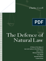 The Defence of Natural Law - A Study of The Ideas of Law and Justice in The Writings of Lon L. Fuller, Michael Oakeshot, F. A. Hayek, Ronald Dworkin and John Finnis PDF