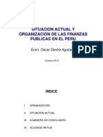 Situacion Actual y Organizacion de Las Finanzas Publicas en El Peru