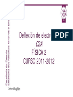 Deflexion de Electrones