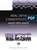 SEIU Constitution Bylaws 