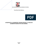 A Resposta a Acidentes Tecnologicos o Caso Do Acidente Radioativo de Goiania