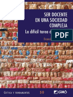 IMBERNÓN. Ser docente en una sociedad compleja. La difícil tarea de enseñar.pdf