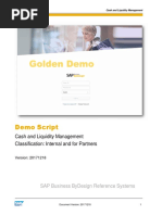 ByD DemoScript Cash and Liquidity MGMT